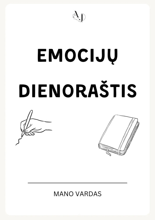 Emocijų Dienoraštis Augame Jausdami