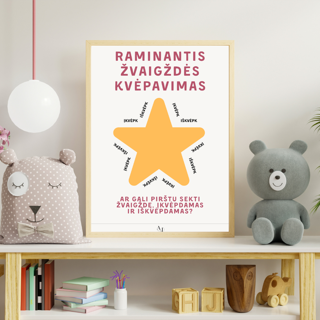 Kvėpavimo pratimų plakatai (4vnt)