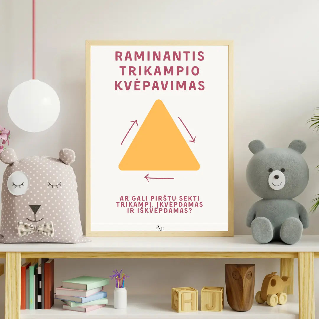 Kvėpavimo pratimų plakatai (4vnt) Augame Jausdami