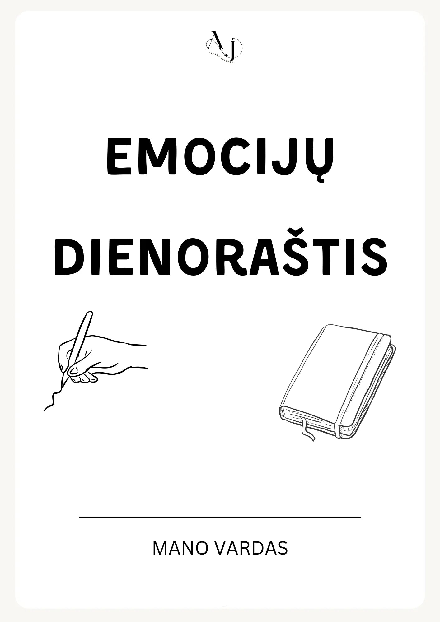 Emocijų Dienoraštis Augame Jausdami