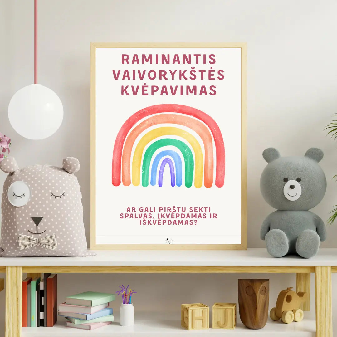 Kvėpavimo pratimų plakatai (4vnt) Augame Jausdami