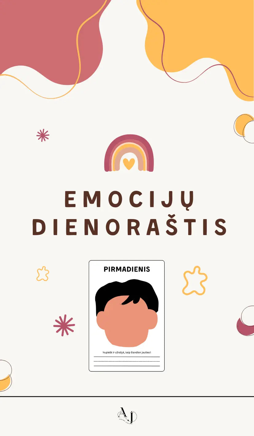 Emocijų Dienoraštis Augame Jausdami
