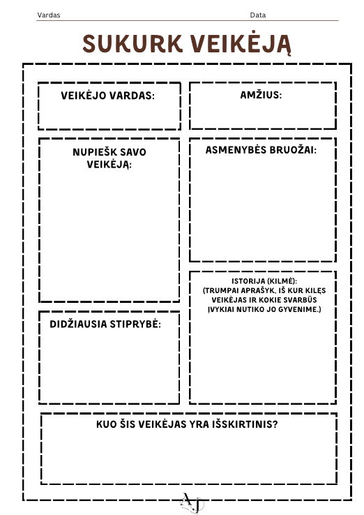 Pozityvaus savęs pažinimo ir stiprybių ugdymo užduotys vaikams Augame Jausdami